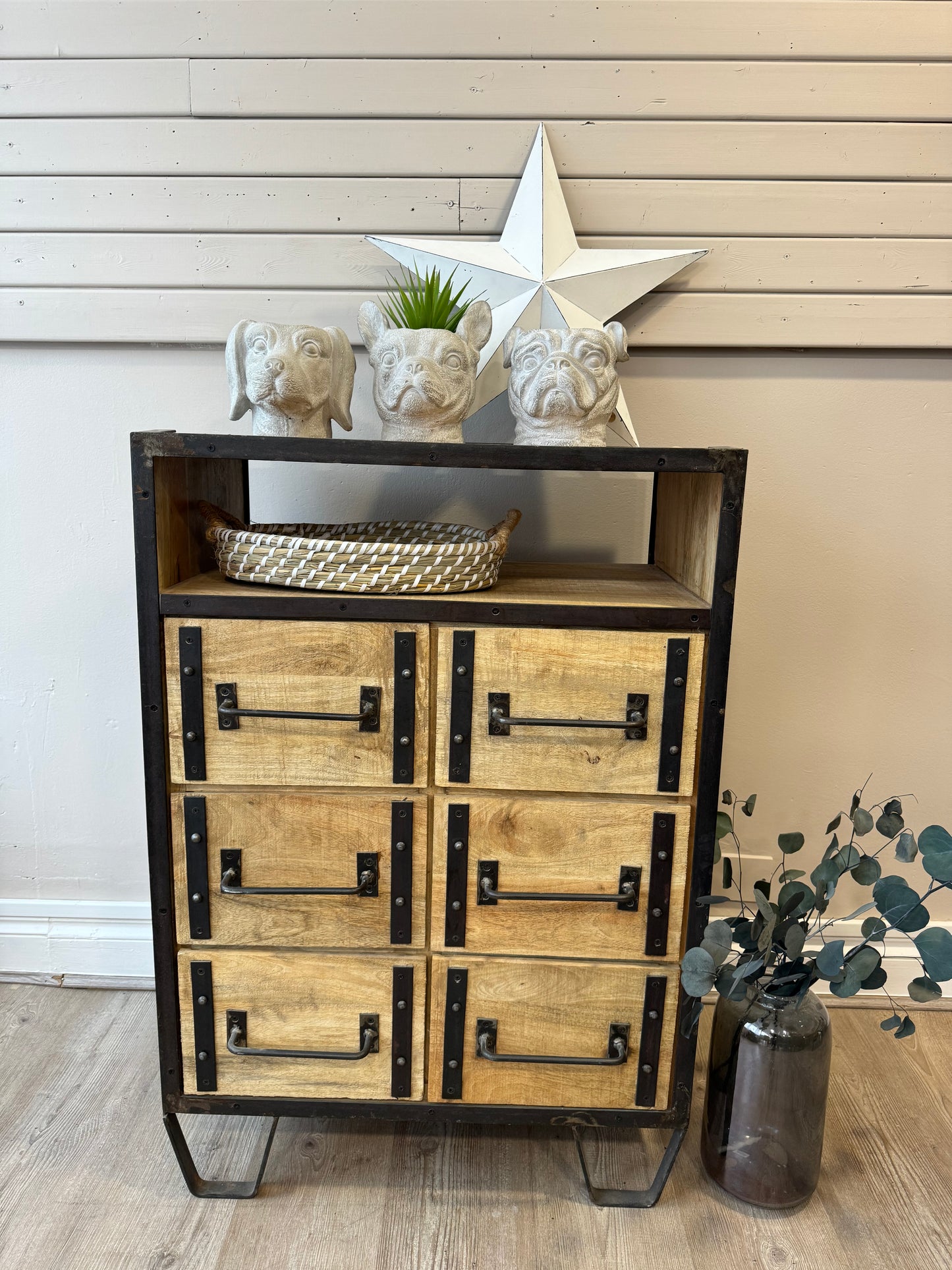 Cabinet - 6 drawer and shelf