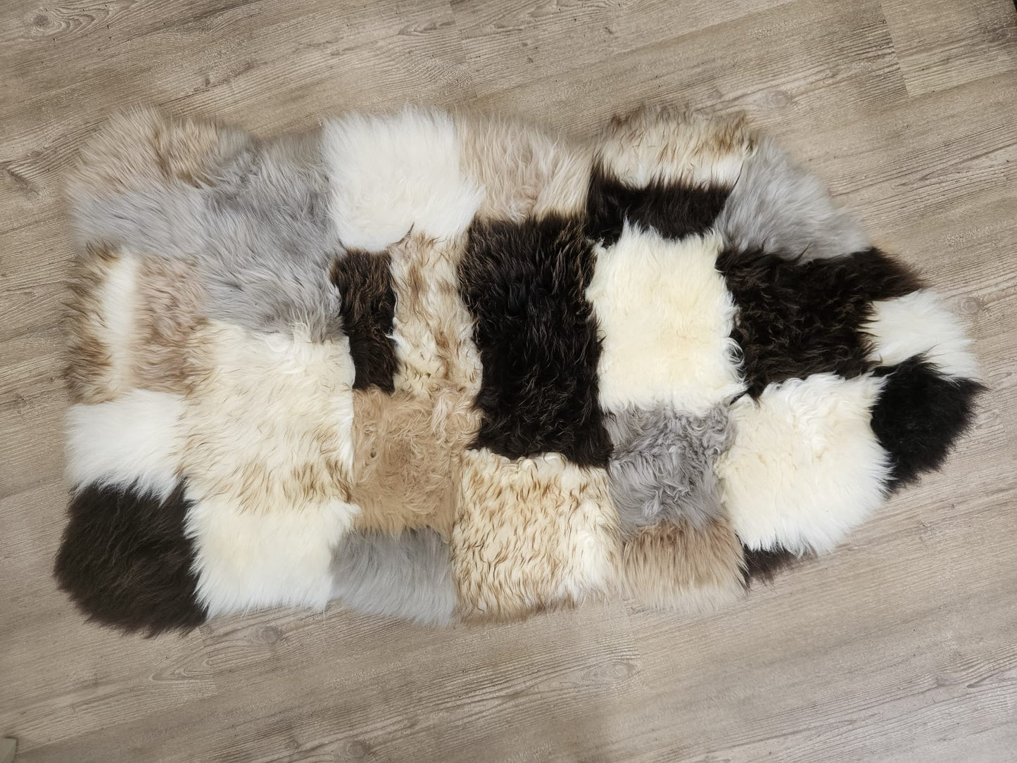 Luxury Patchwork sheepskin Rugs