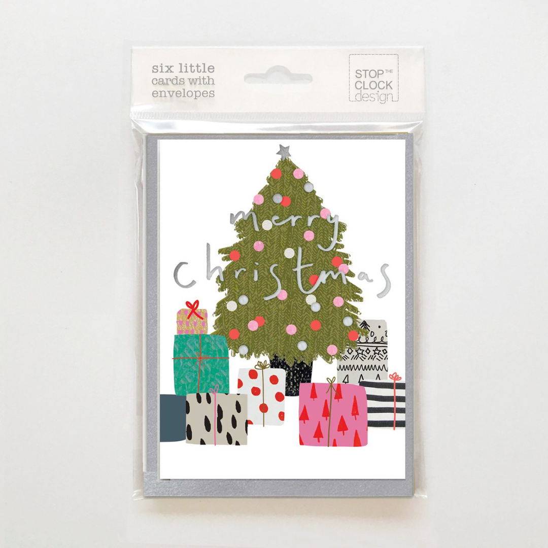 Pack of 6 - Christmas Tree and Presents