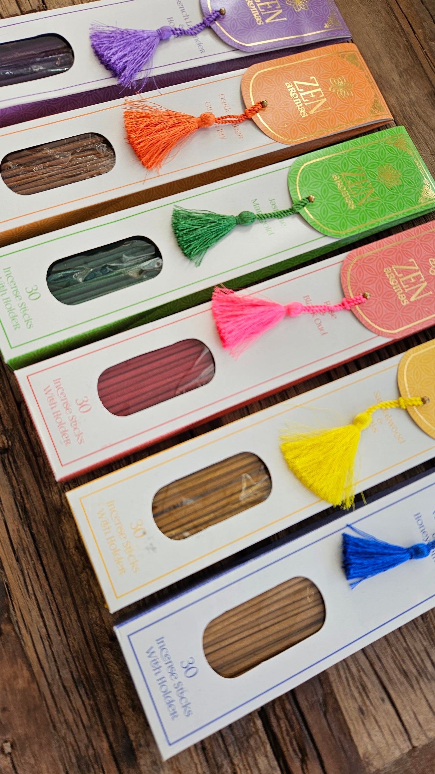 Zen Aromas Incense Sticks with Holders