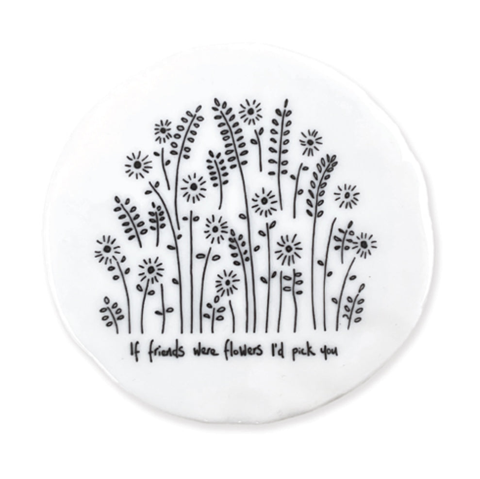 Tall flowers coaster-If friends were flowers