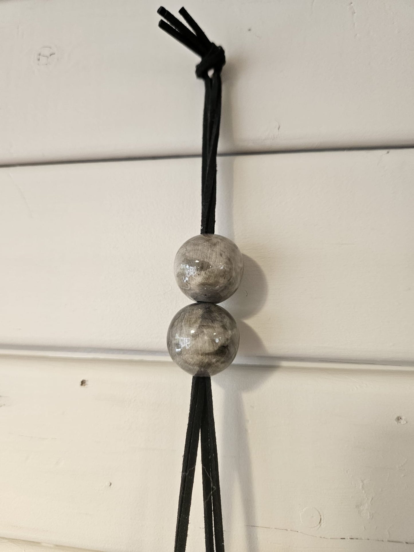 Modern Rustic Black hanging Planter
