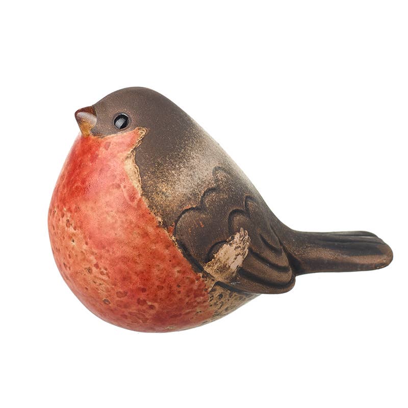 Christmas -CERAMIC ROBIN (efT)