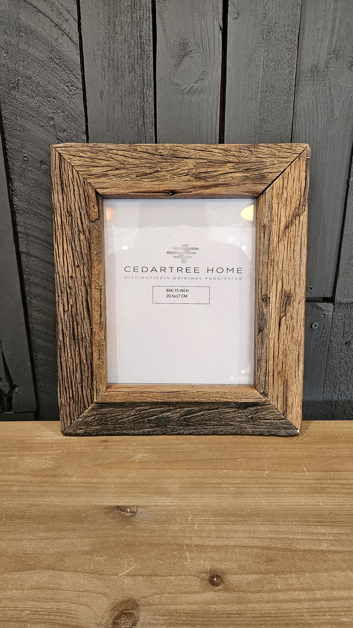 Reclaimed Sleeper Photo Frame