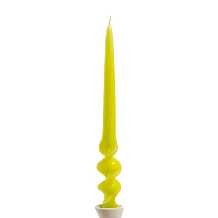 A Pair of Twisted Dinner Candles