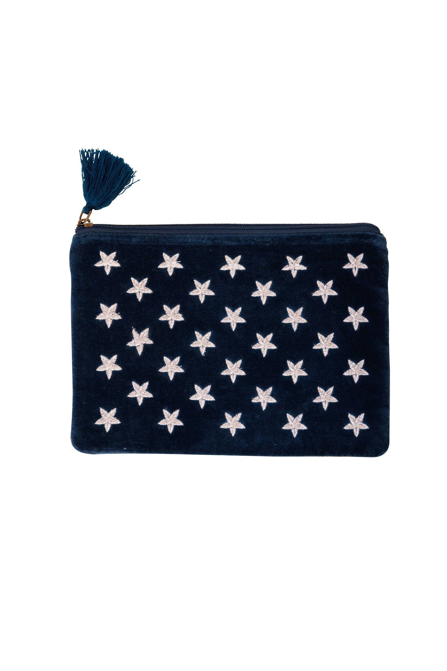 Velvet Star Pouch Navy/Silver