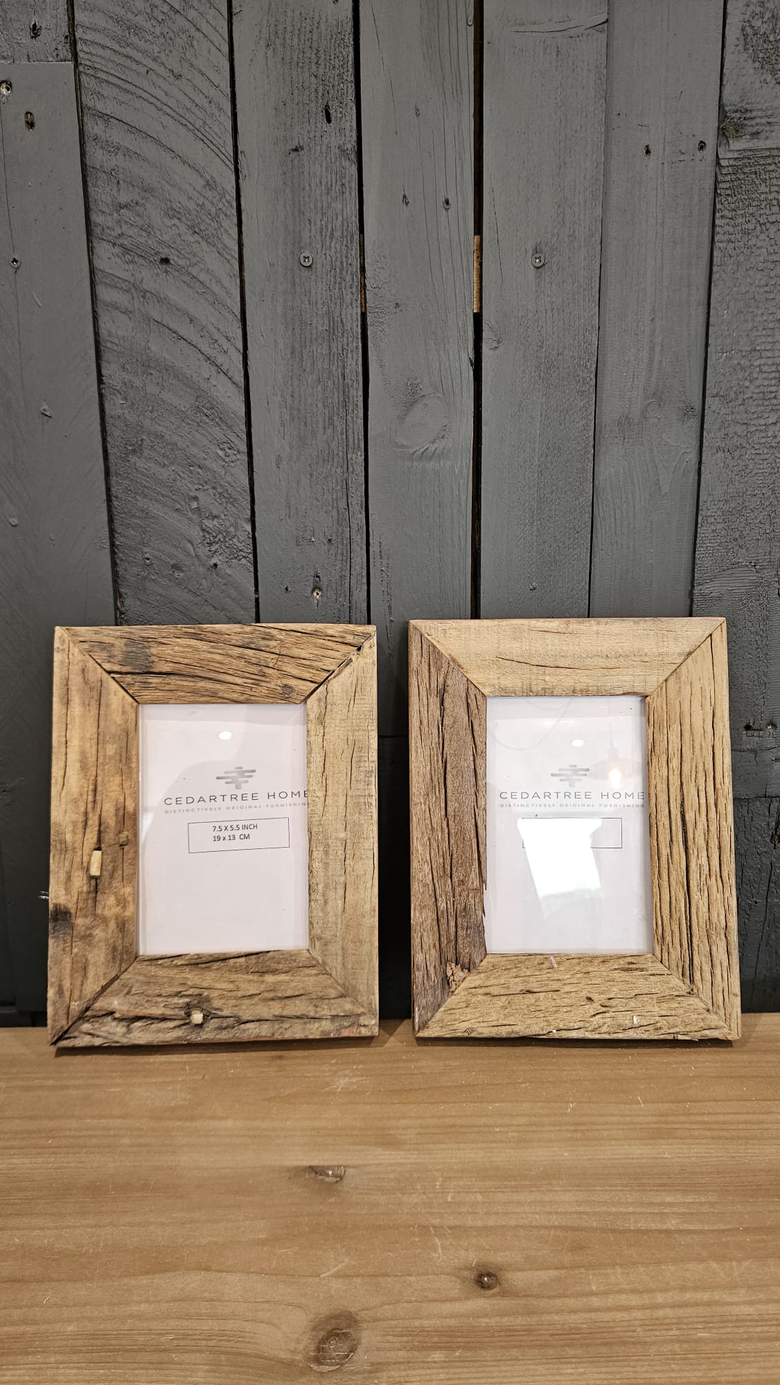 Reclaimed Sleeper Photo Frame