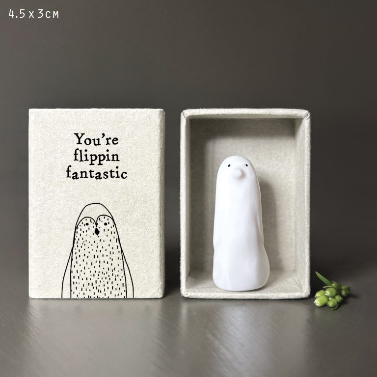 Tall matchbox-Penguin