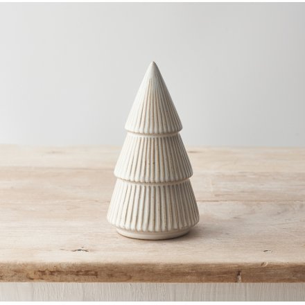 Stripe Natural Tree Ornament