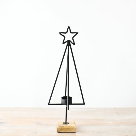 Star Tree Candle Holder