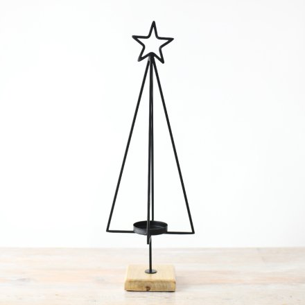Star Tree Candle Holder