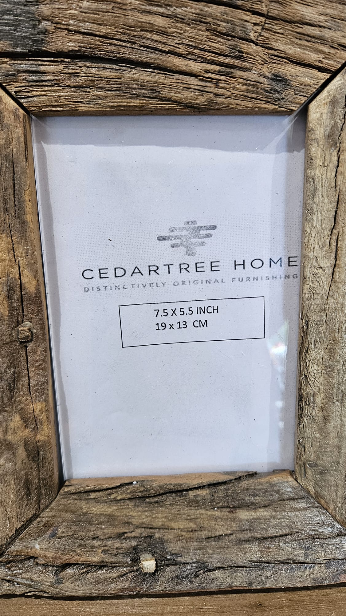 Reclaimed Sleeper Photo Frame