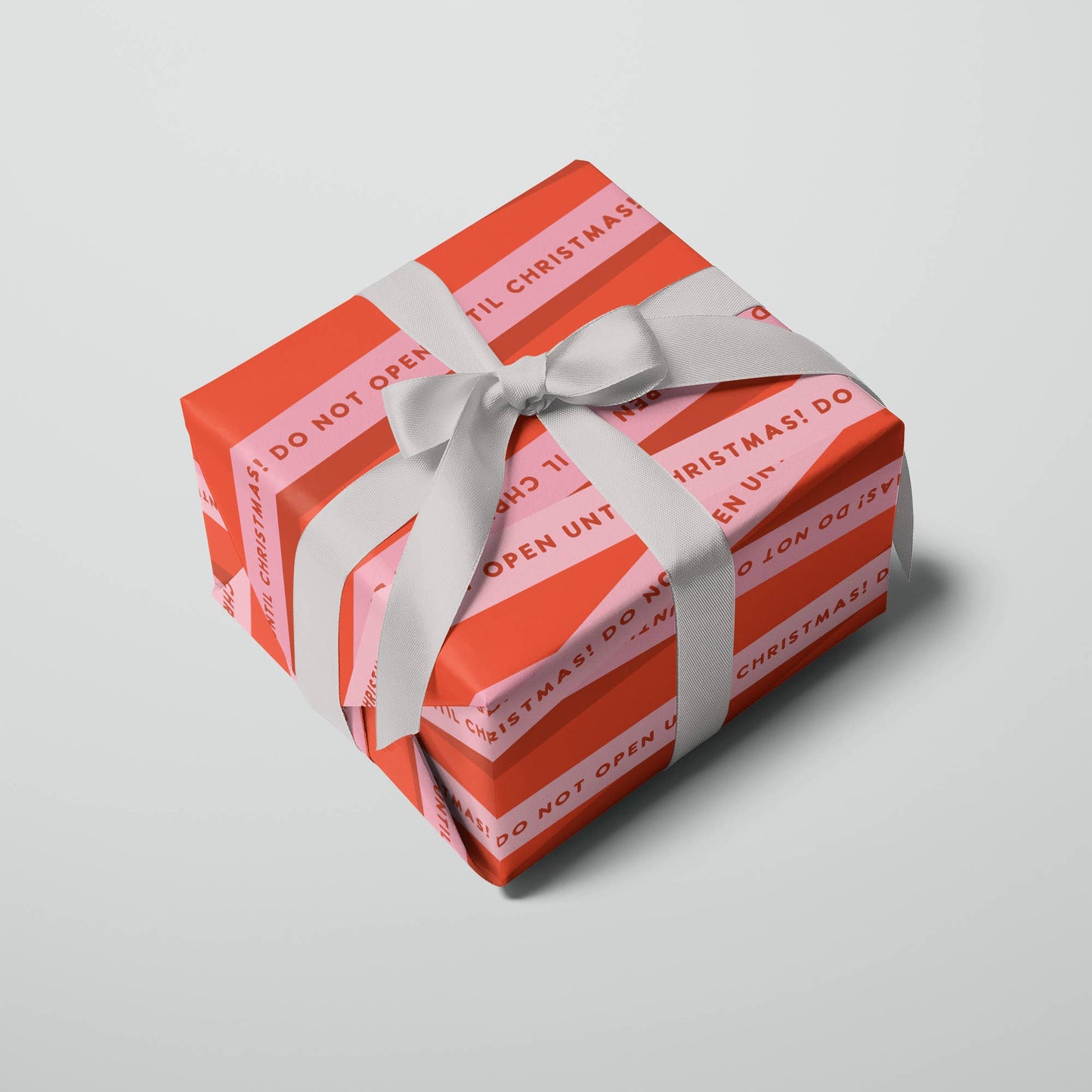 Until Christmas Gift Wrap Sheet | Wrapping Paper | Red