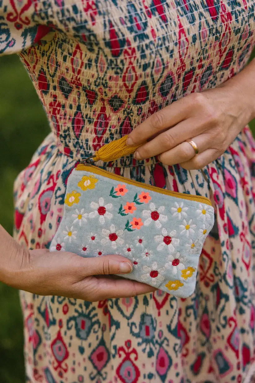 Velvet Meadow Pouch
