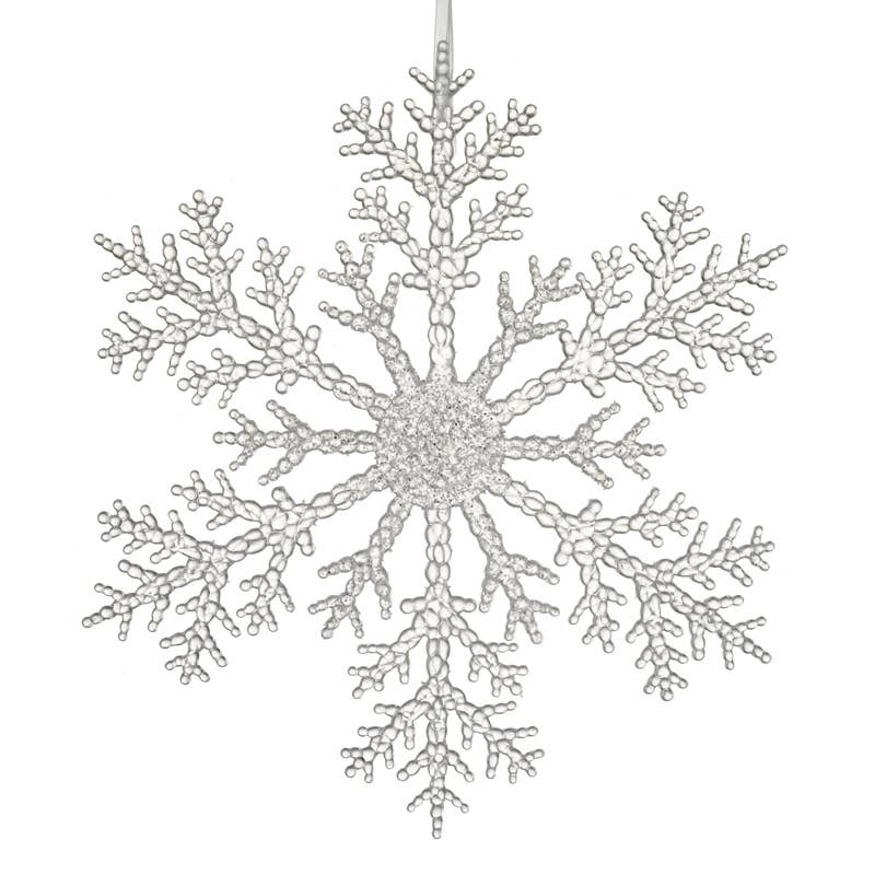 Christmas -LARGE SNOWFLAKE HANGER (wwT)