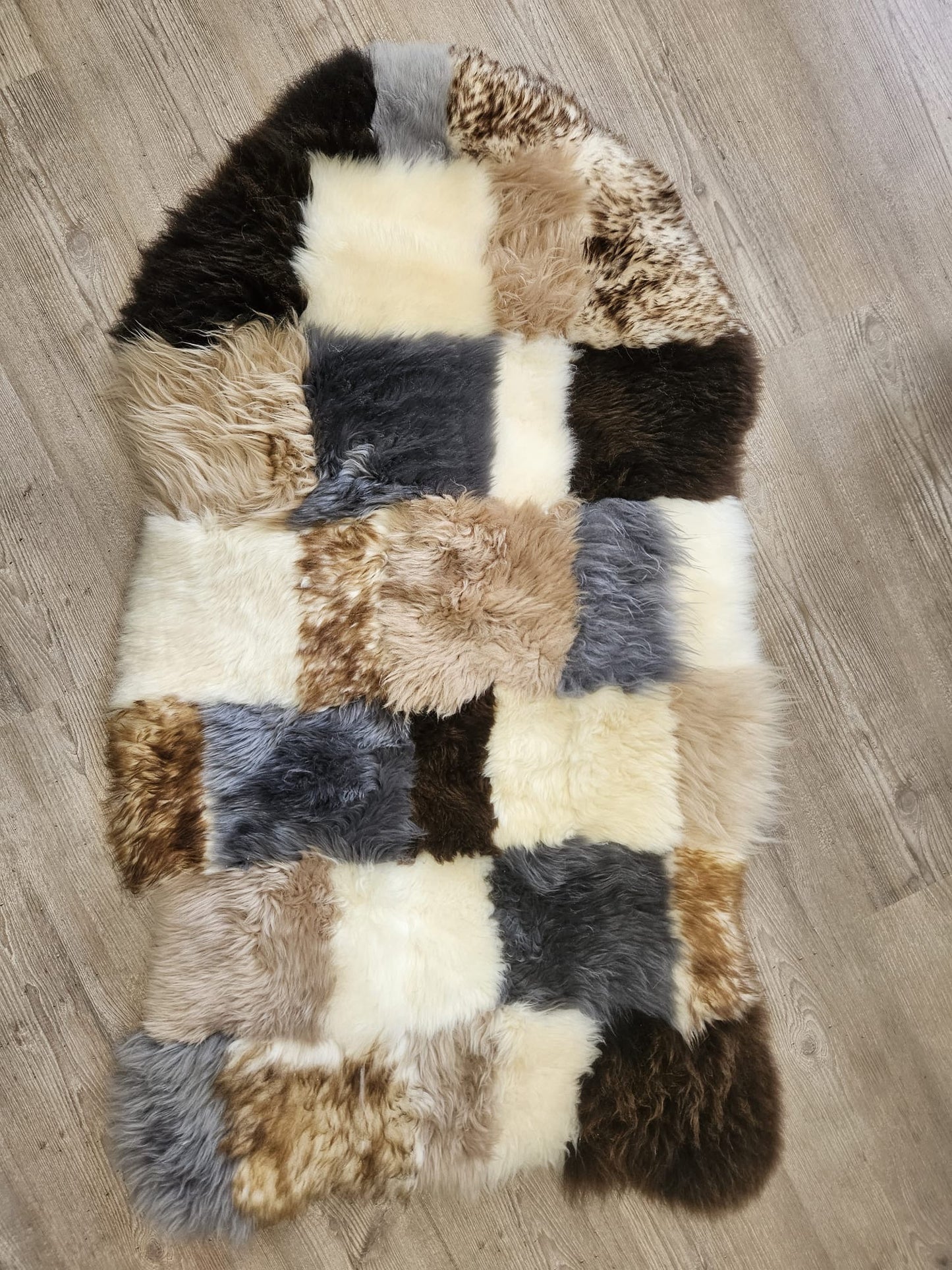 Luxury Patchwork sheepskin Rugs