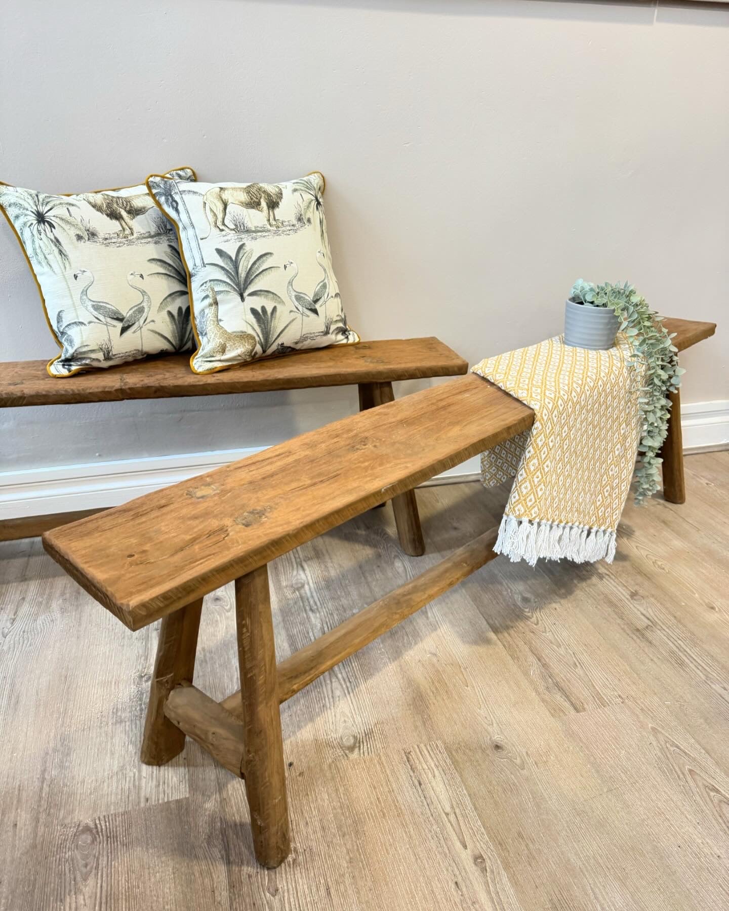 Reclaimed Teak bench