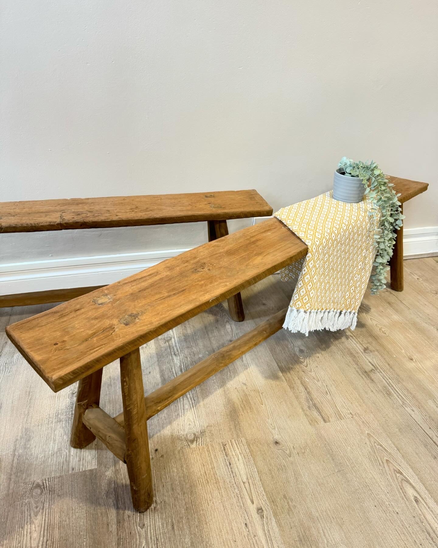 Reclaimed Teak bench