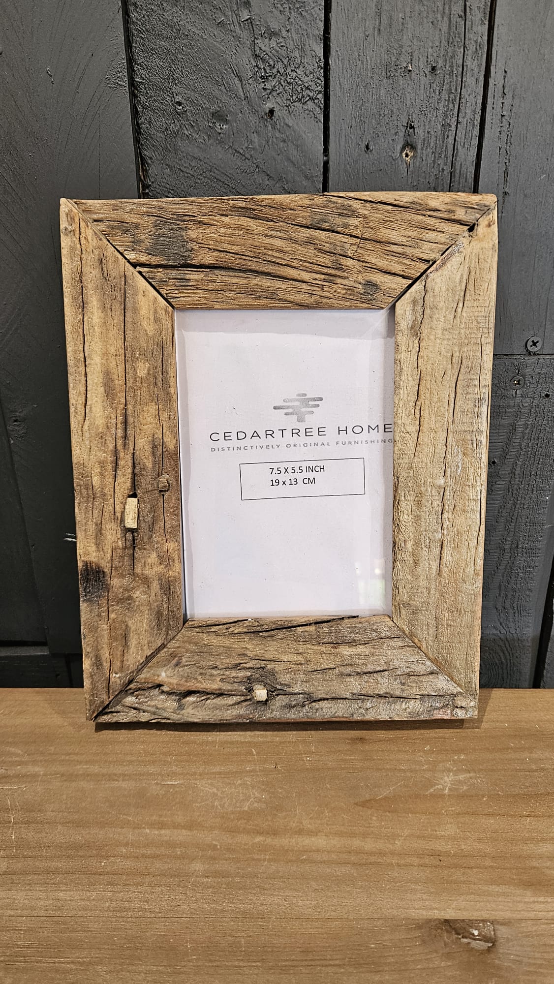 Reclaimed Sleeper Photo Frame