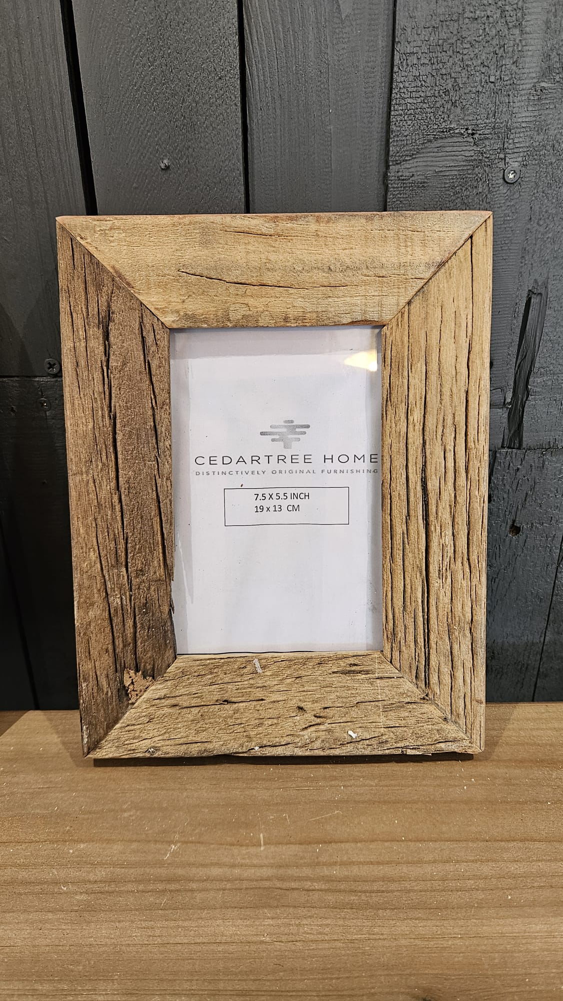 Reclaimed Sleeper Photo Frame