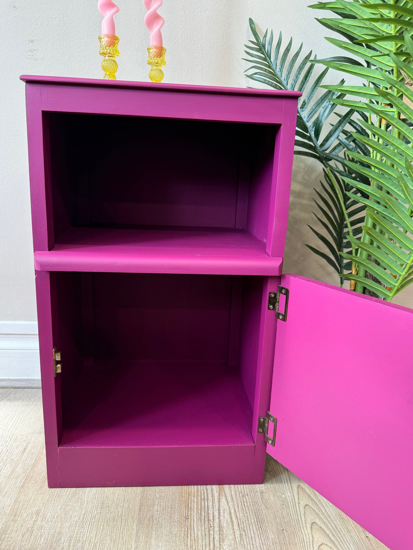Side Table / Bedside Table Frenchic Plum Pudding