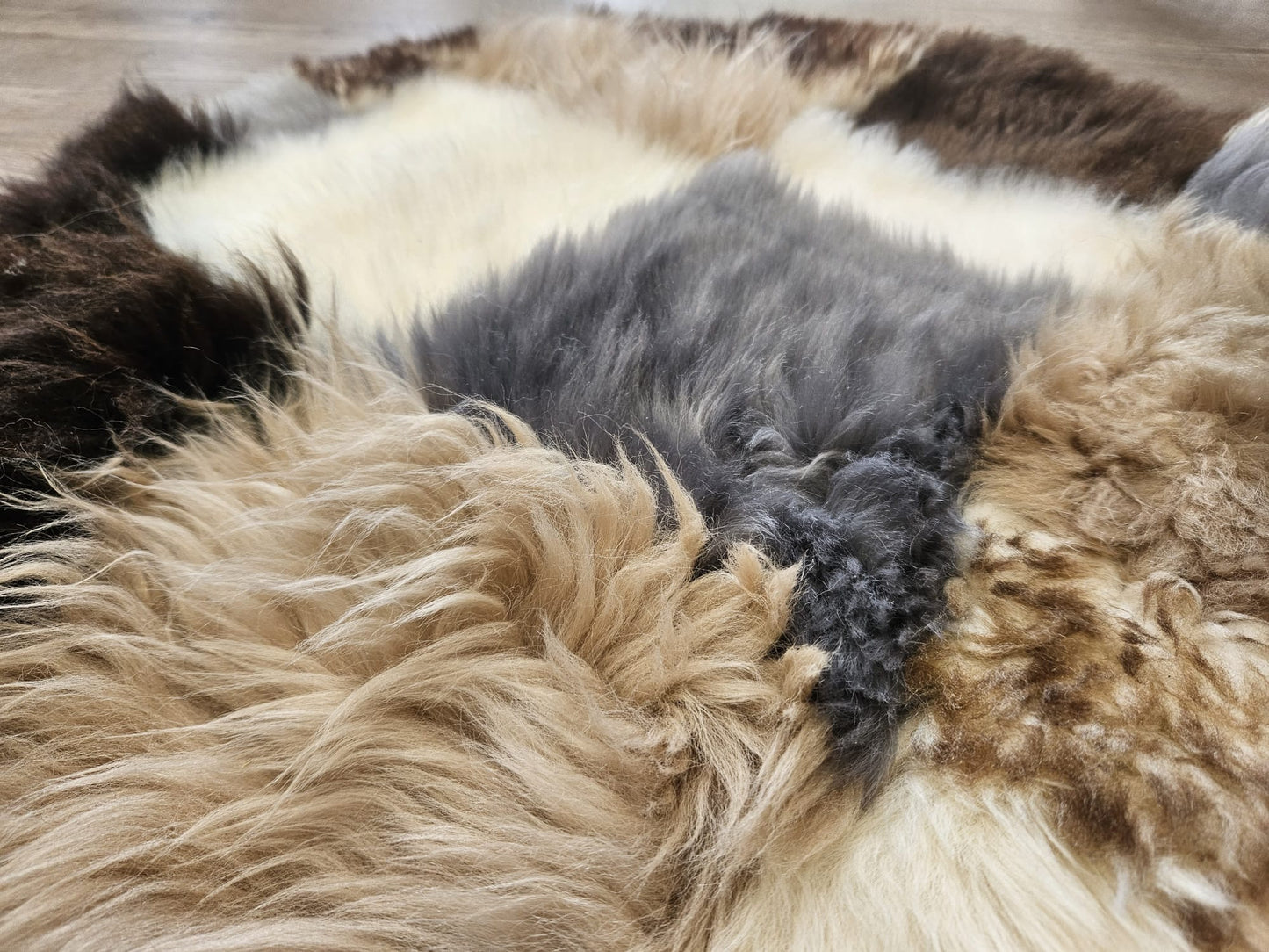 Luxury Patchwork sheepskin Rugs