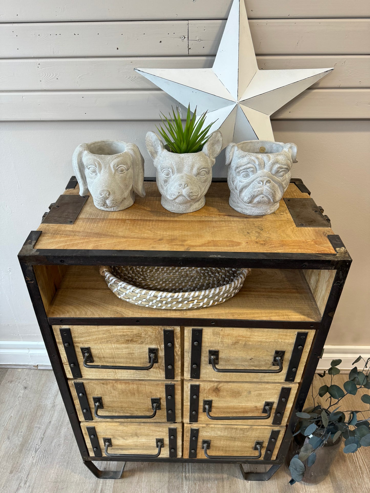 Cabinet - 6 drawer and shelf