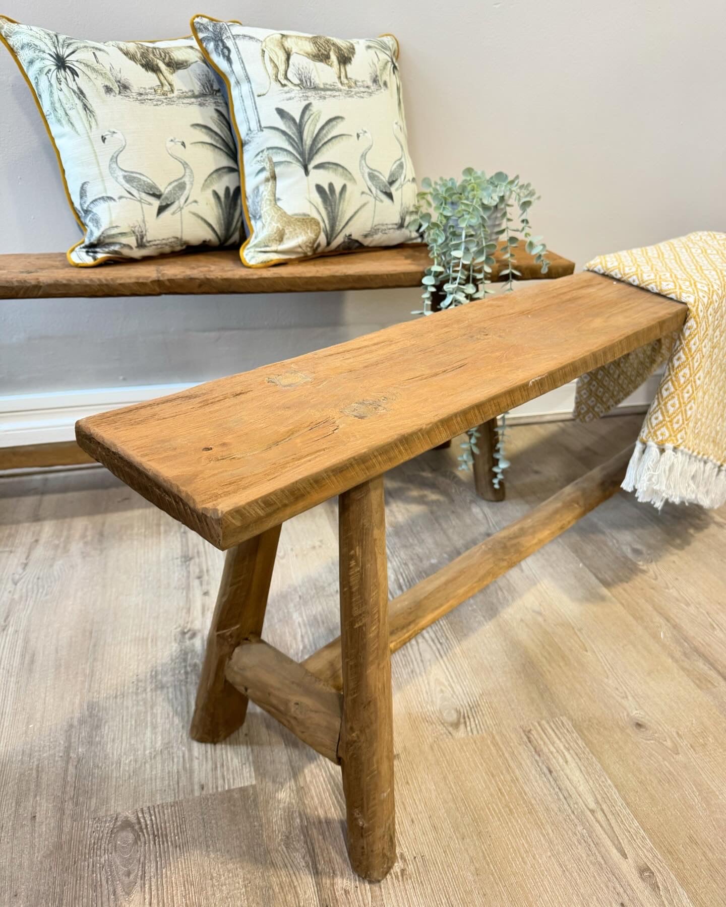 Reclaimed Teak bench