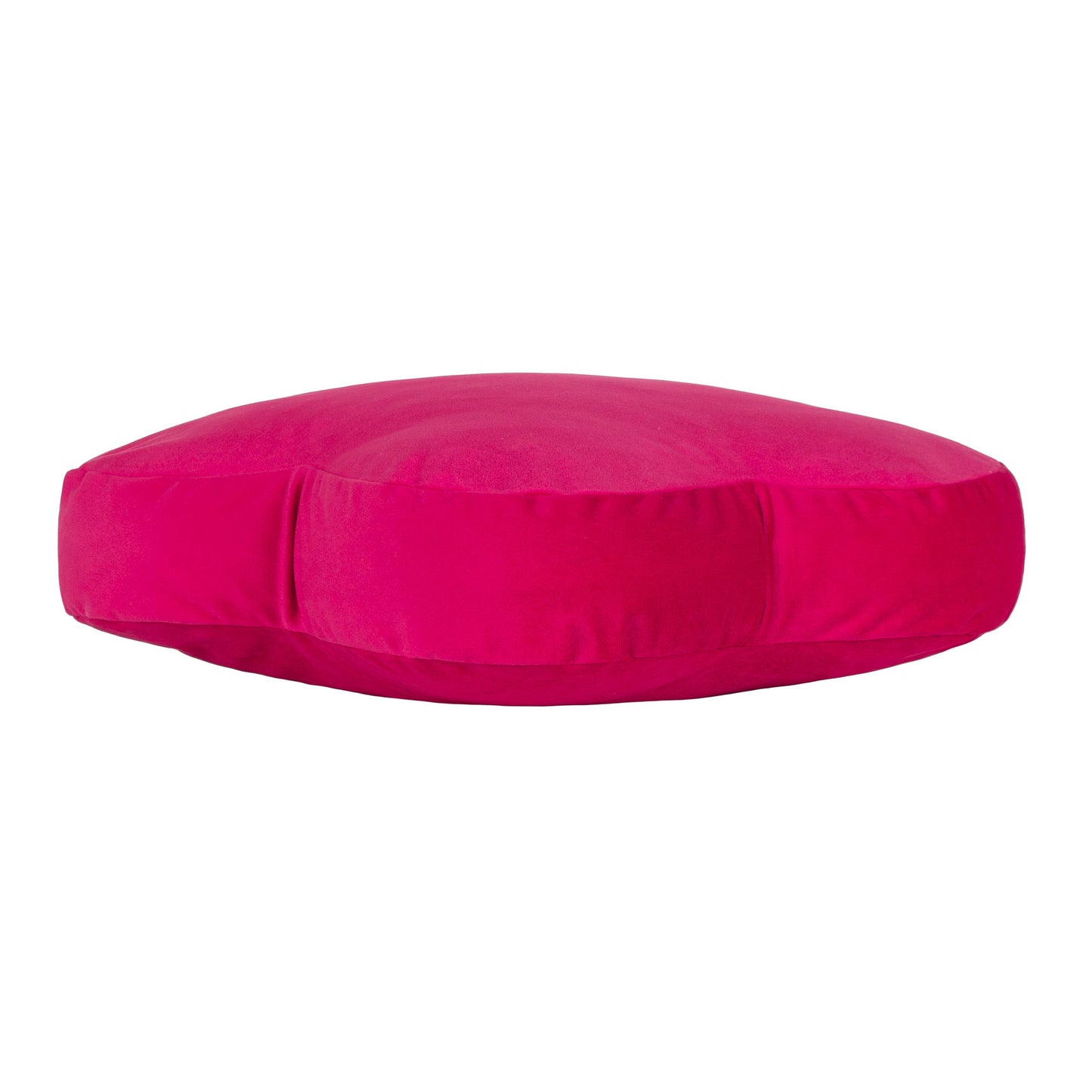 Flower Velvet Reversible Cushion Hot Pink