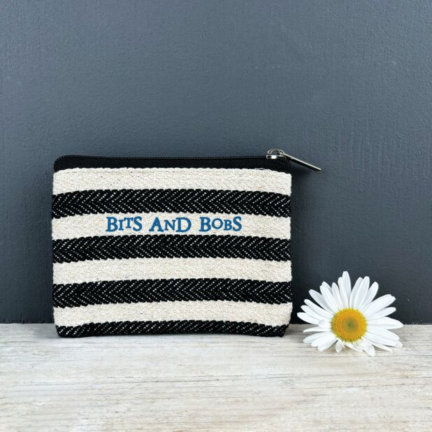 East of India Striped Purse - Bits & Bobs