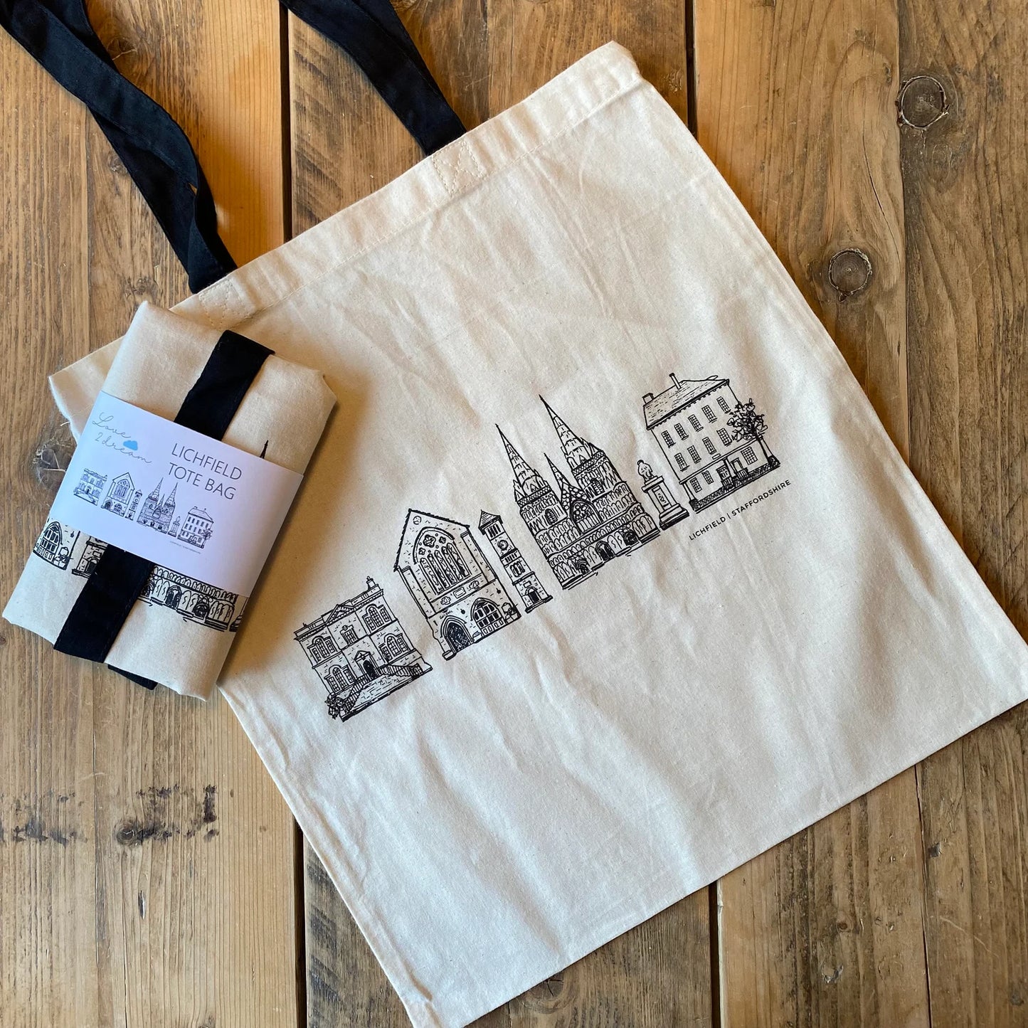 Lichfield Landmark Tote Bag