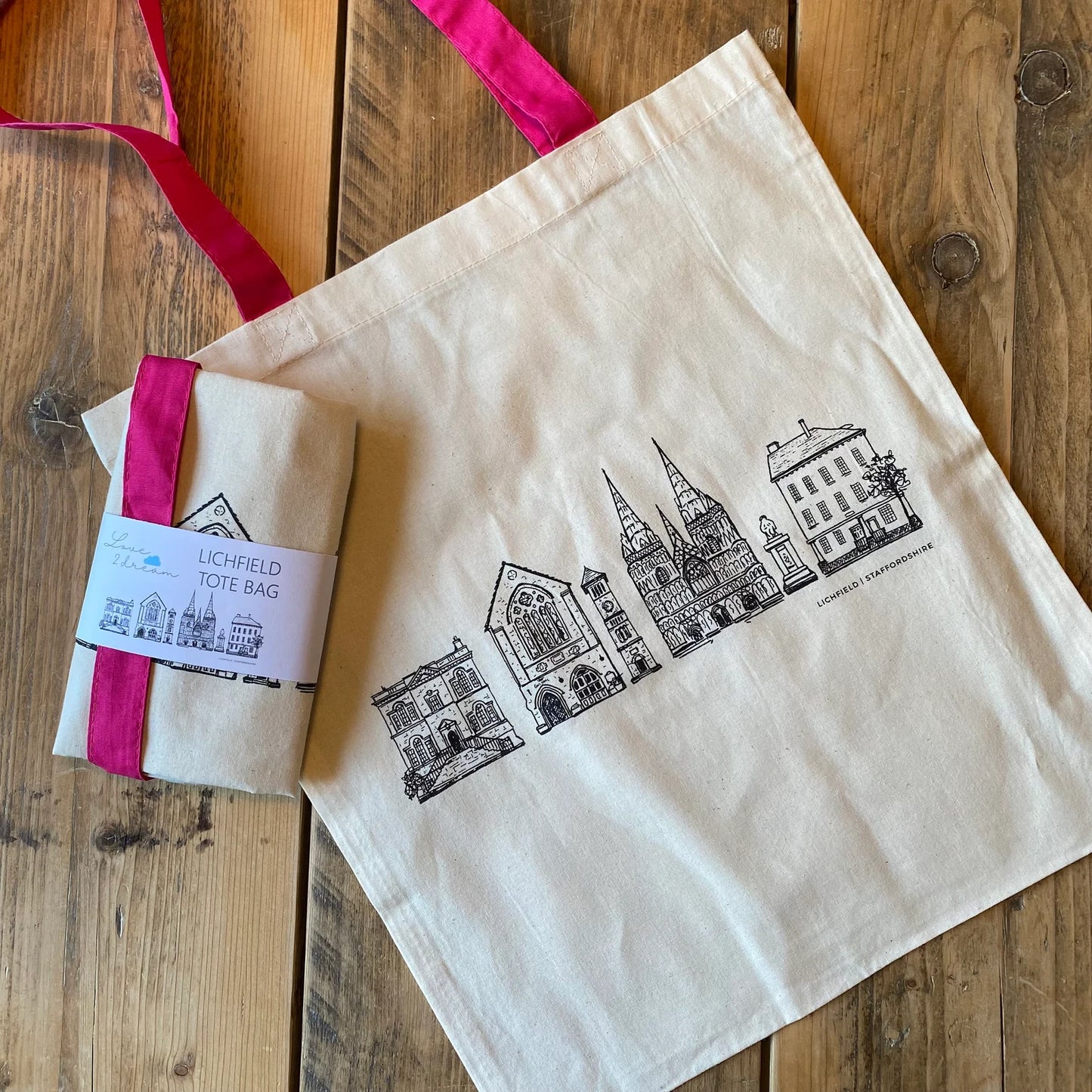 Lichfield Landmark Tote Bag