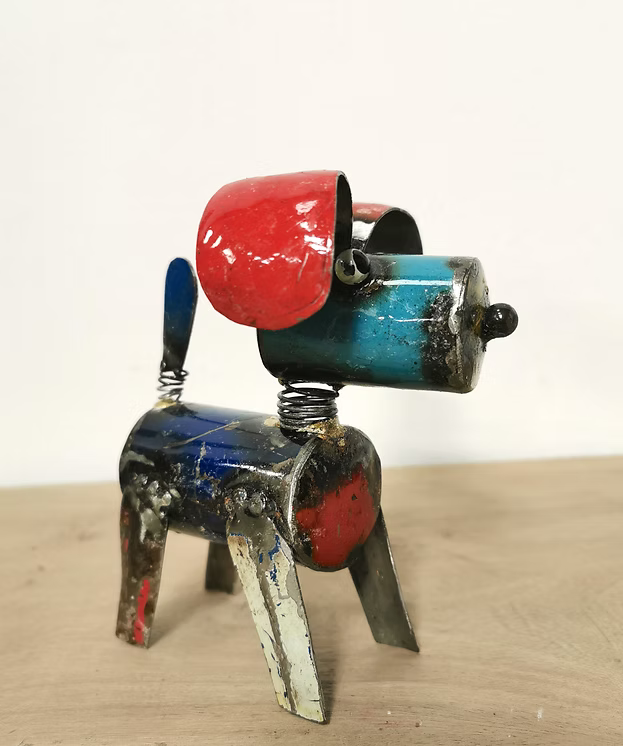 Oil Drum Dog Reclaimed