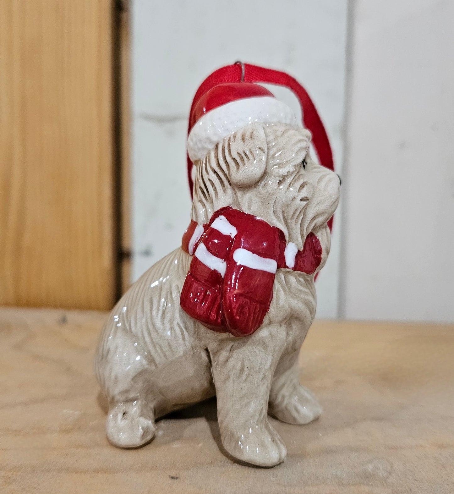 Ceramic Terrier Hanging Decoration