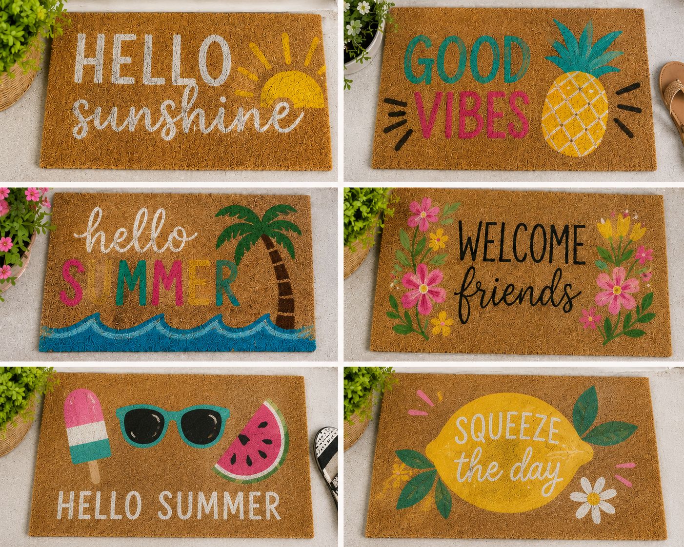 Paint your own Door Mat Workshop 25th July