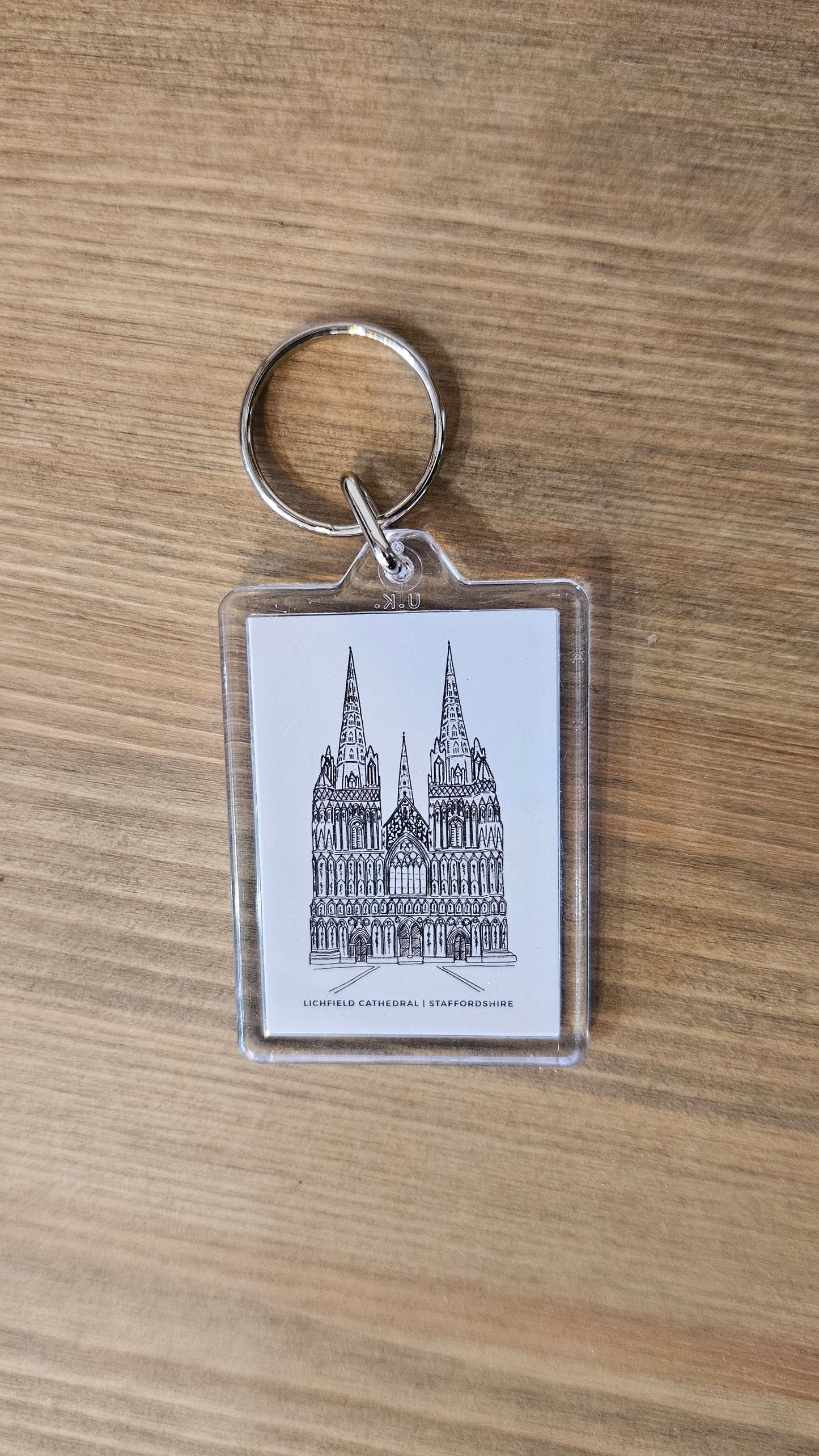 Lichfield Cathedral Keyring