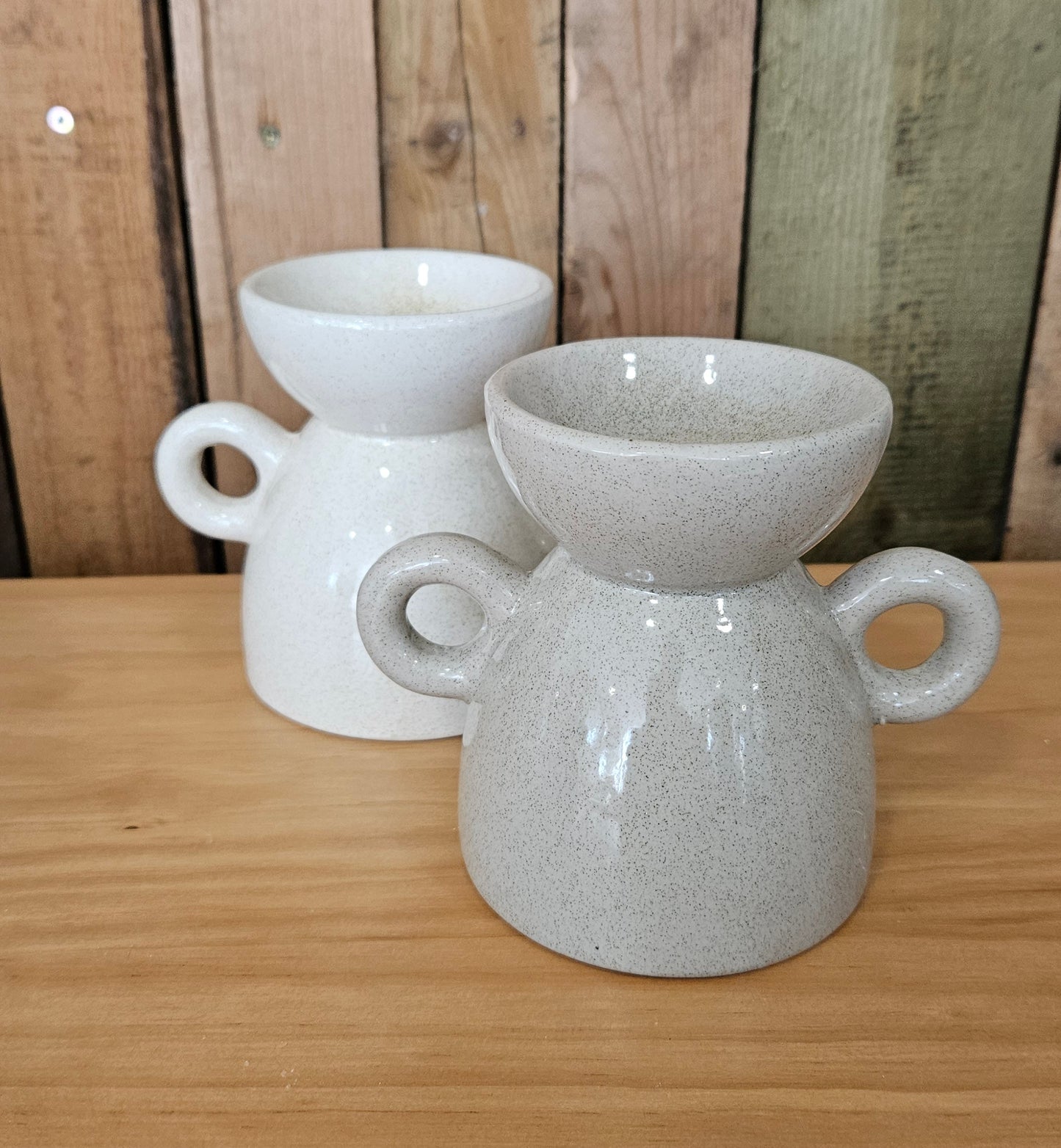 Handled Ceramic Oil Burner | Wax Melter