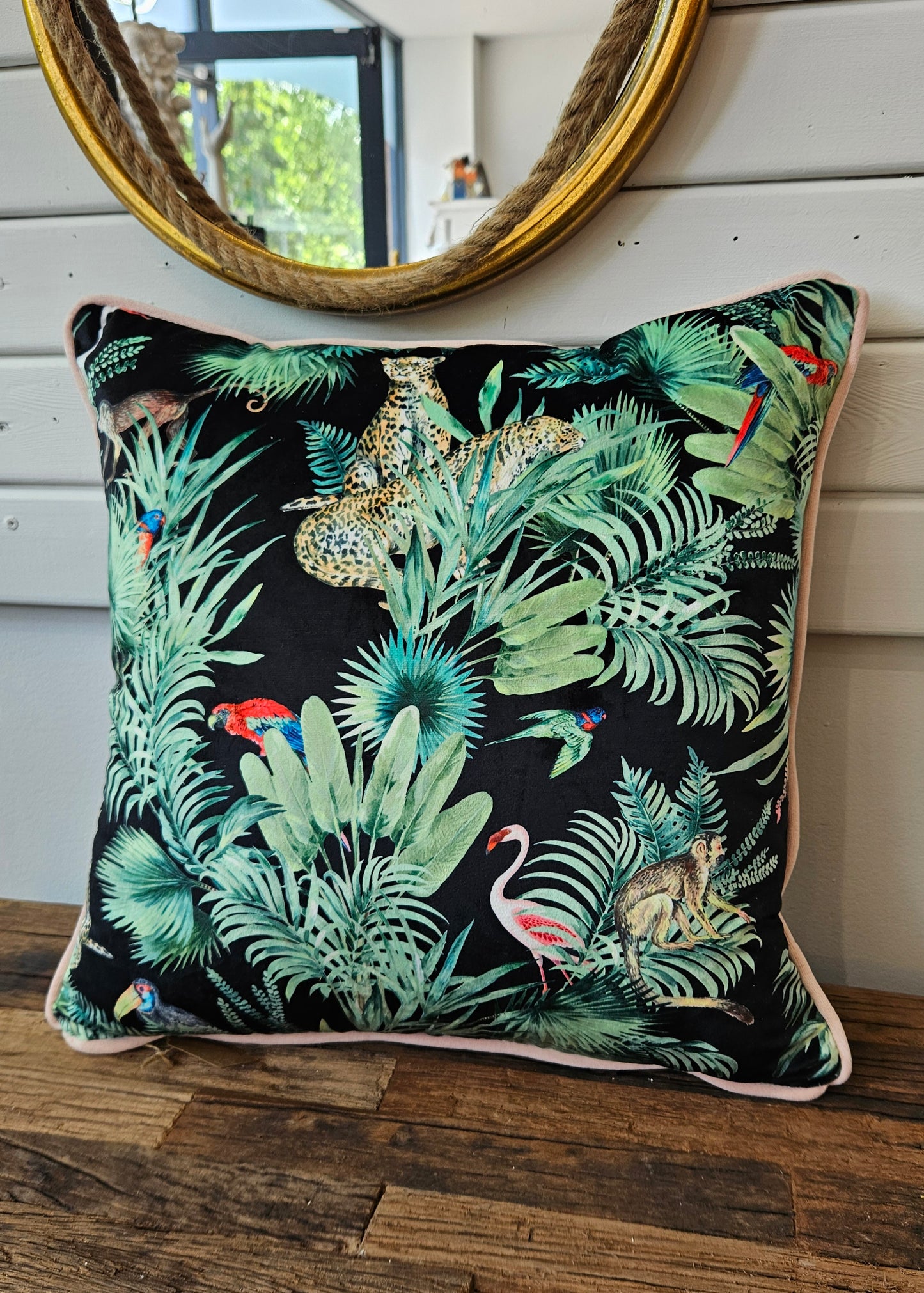 Tropical Animal Cushion
