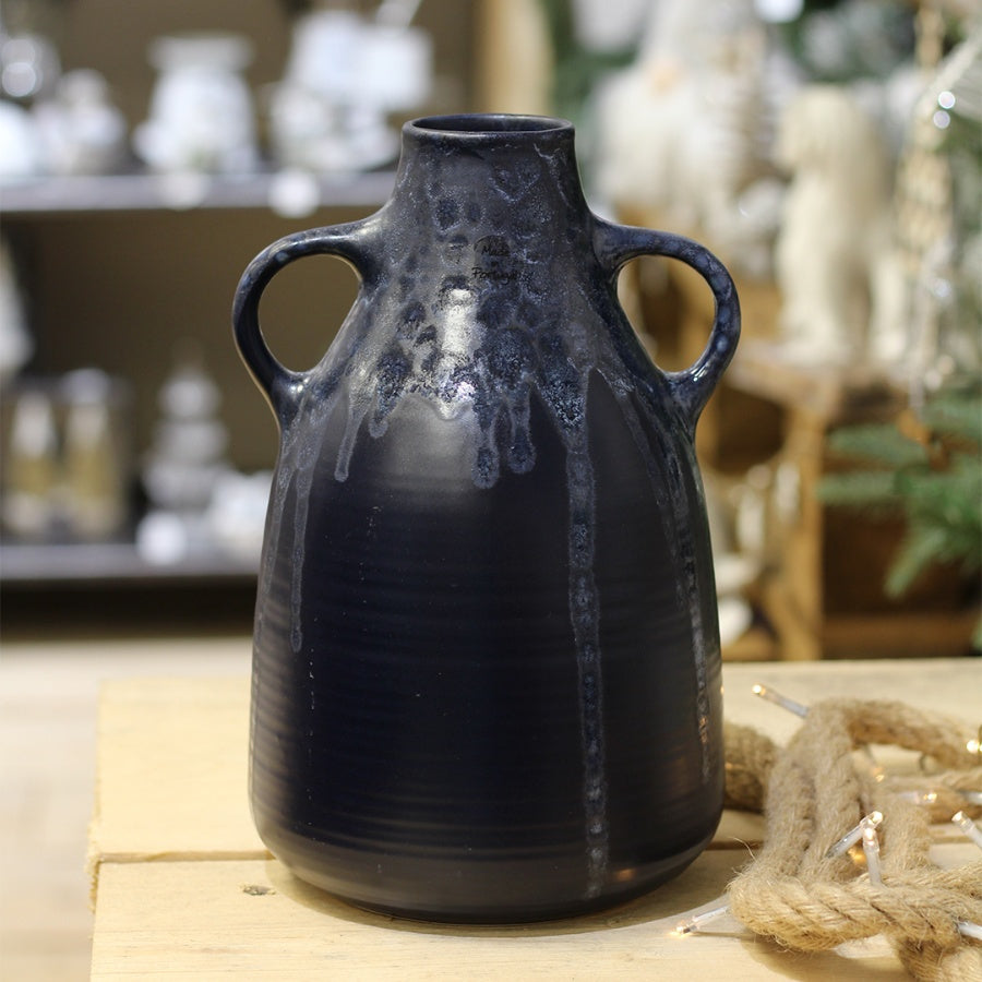 Reactive Drip Earthenware Jug