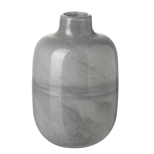 Dawson Vase Grey Glass