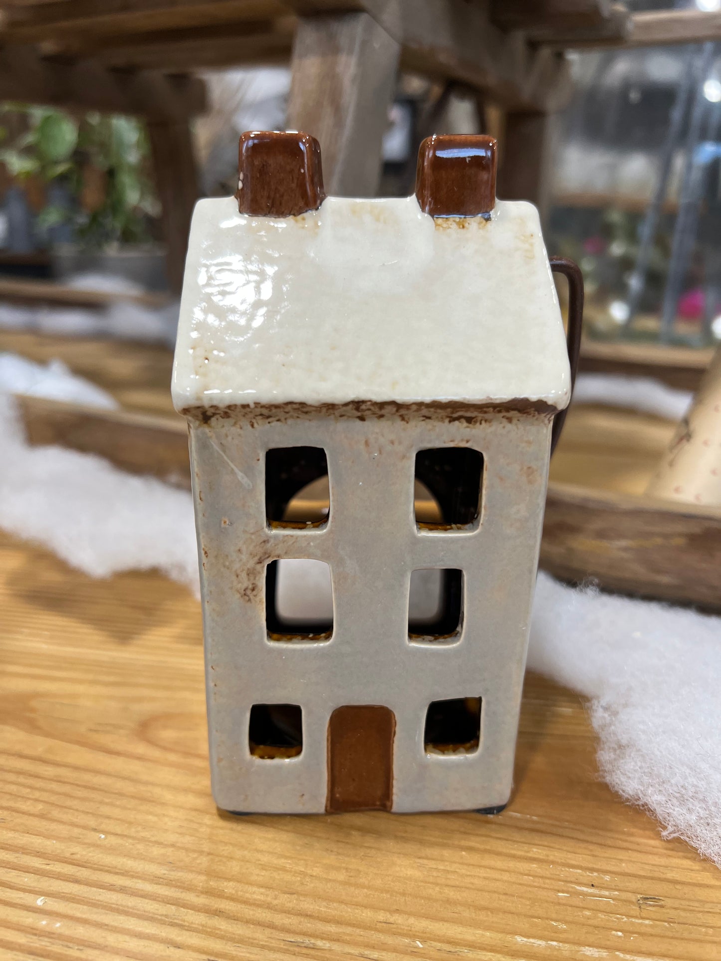Ceramic House Candle Holders