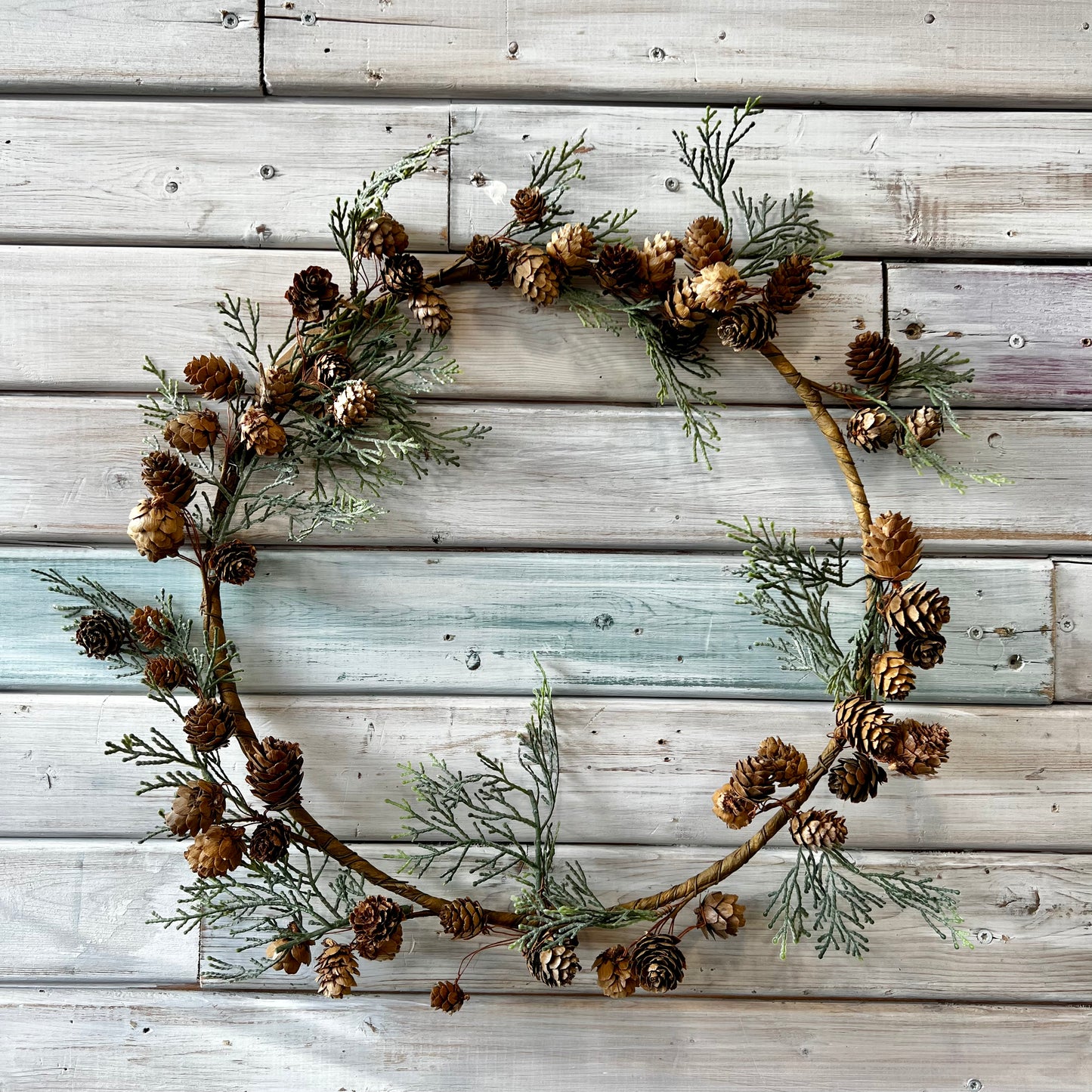 Pine Cone Christmas Wreath