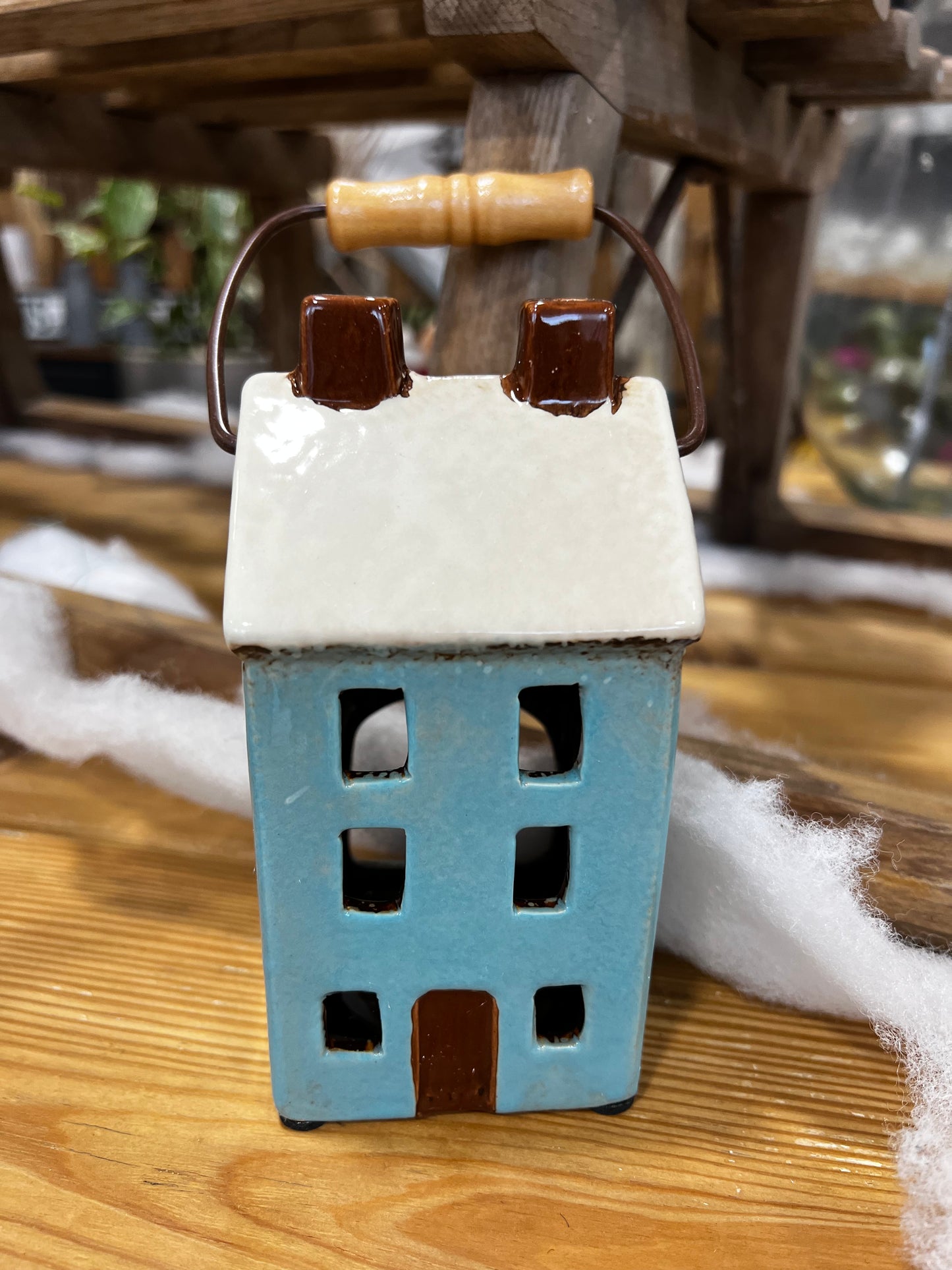 Ceramic House Candle Holders