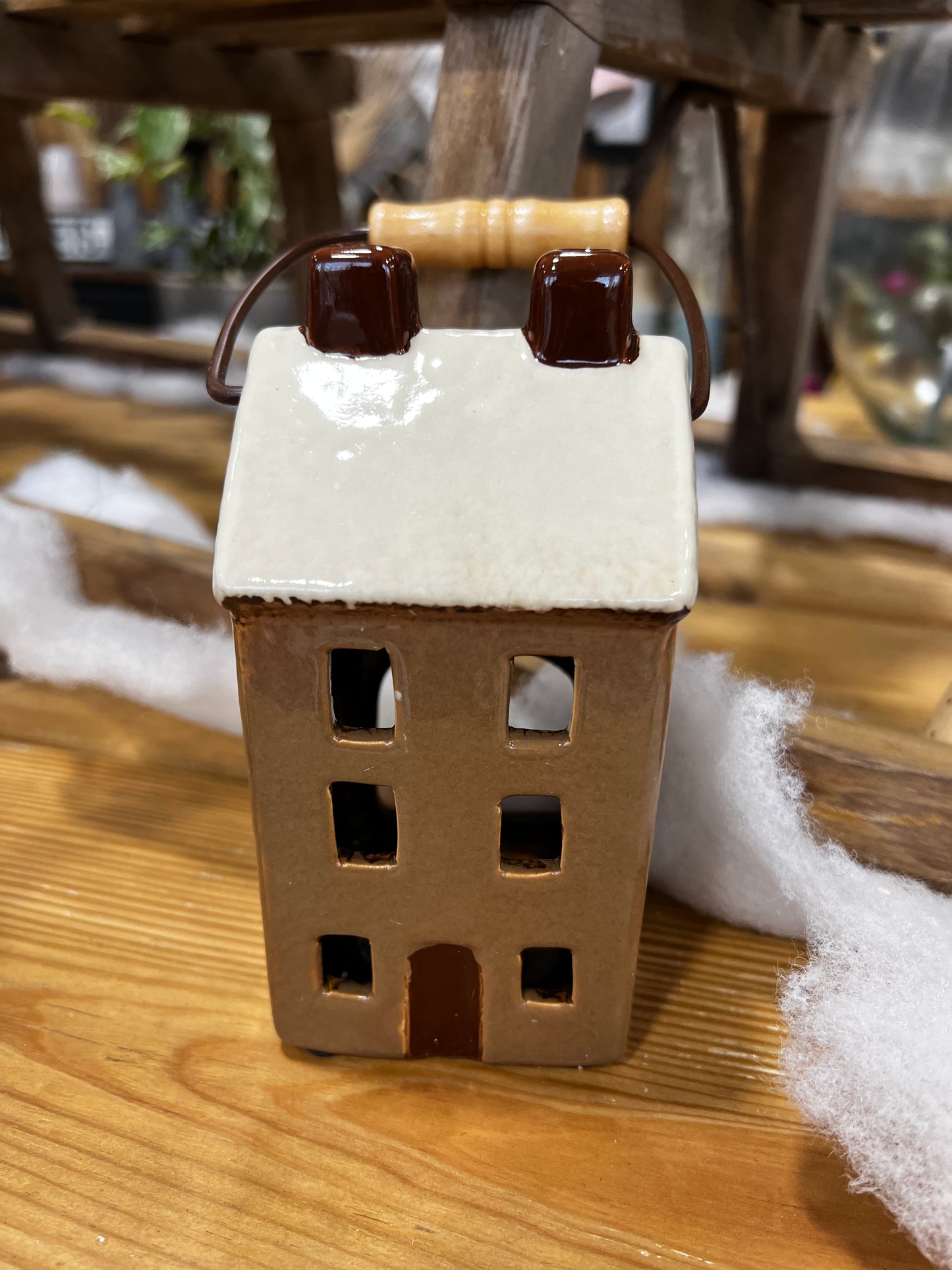 Ceramic House Candle Holders