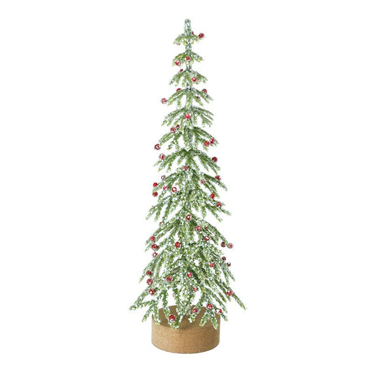 Christmas  -GREEN TREE WITH RED BERRIES