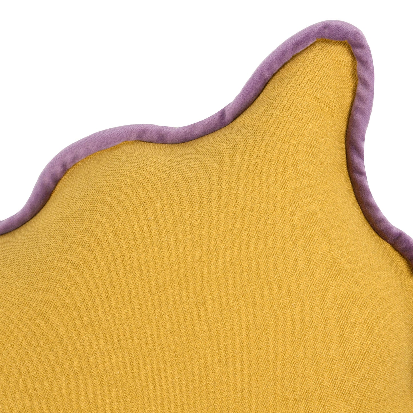 Wiggle Reversible Cushion Yellow/Lilac