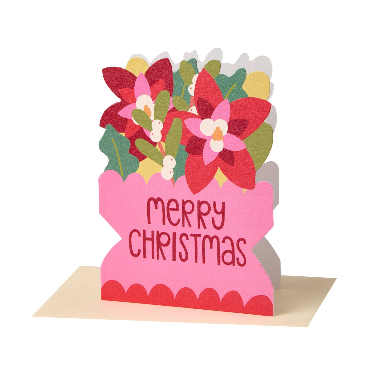 Merry Christmas Poinsettia (LIJ72)