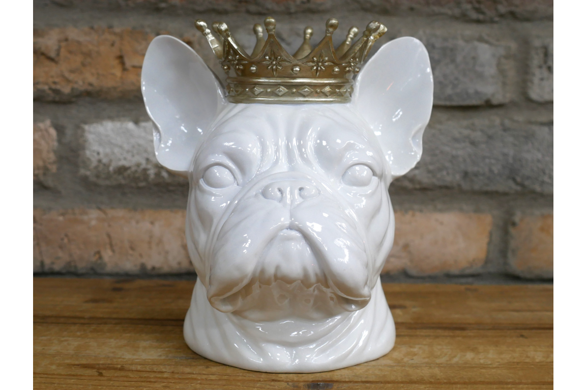 Frenchie With Crown