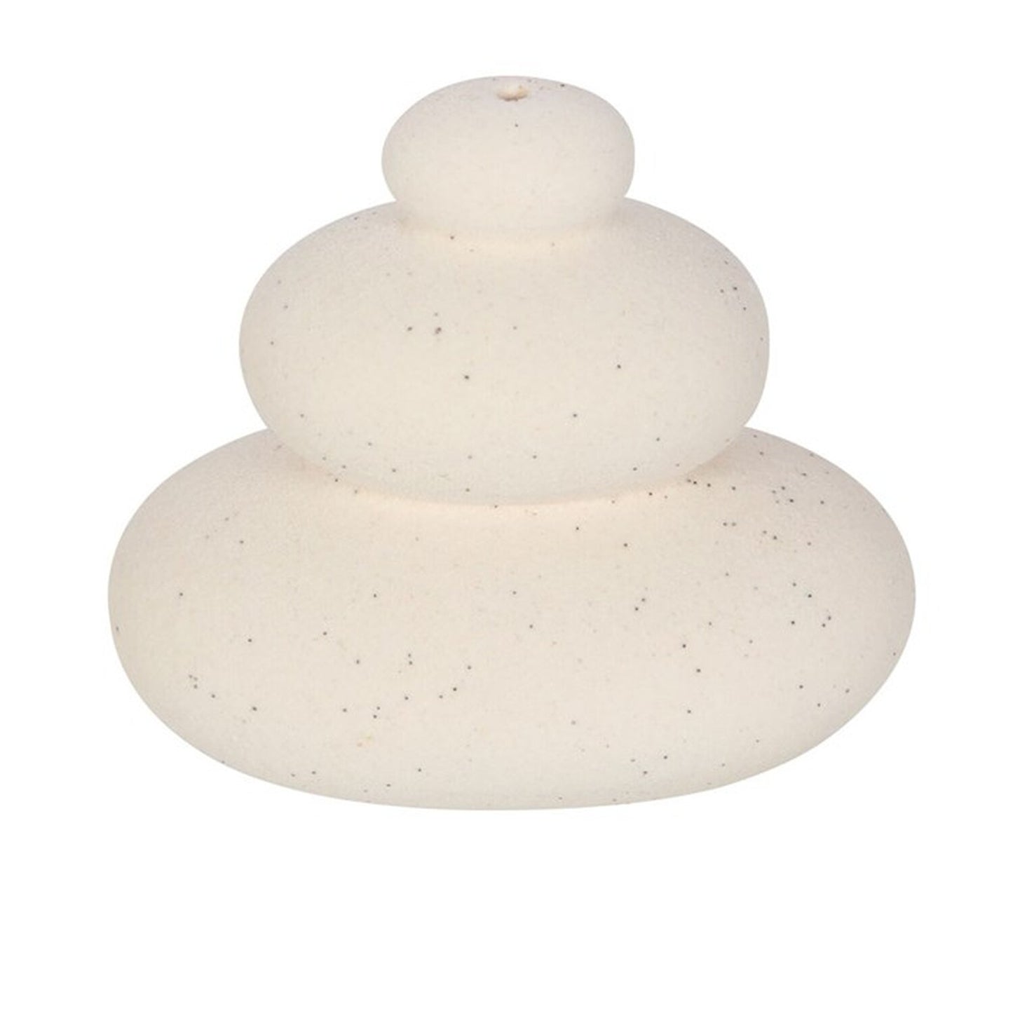 Cream Balancing Stones Incense Stick Holder