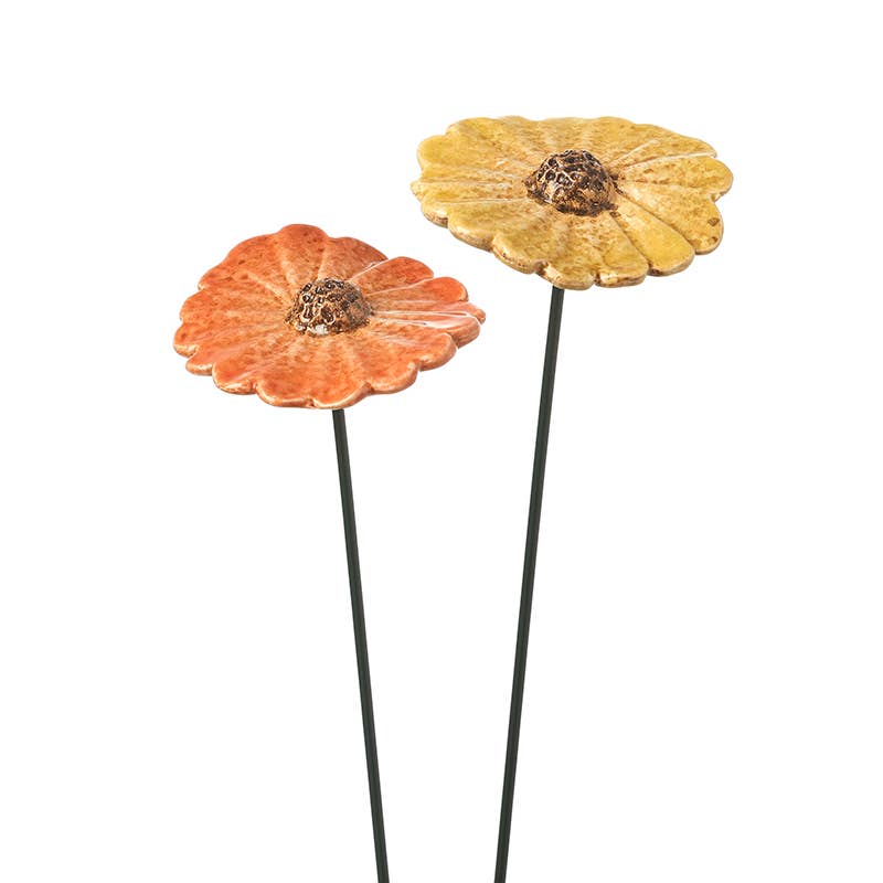 CERAMIC DAISY STAKE MIX